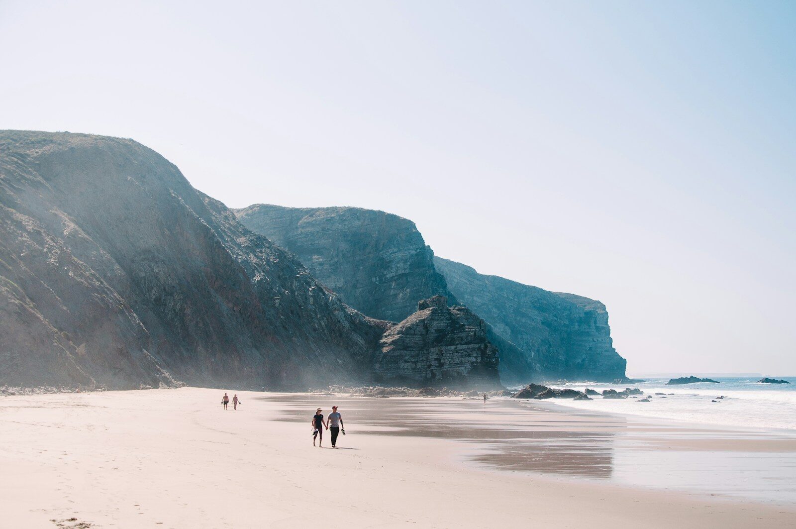 people in beach